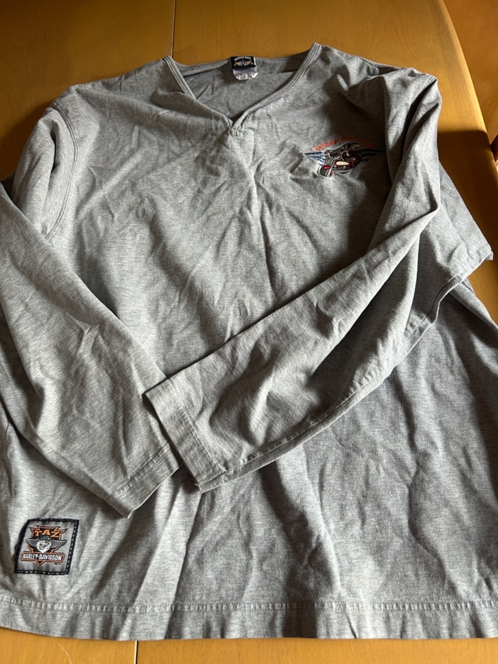 Vintage Harley Davidson looney tunes long sleeve